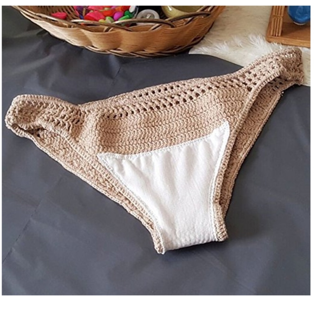 ❤HP❤ Bohemian Crocheted Bikini - Picture 3 of 3